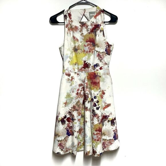 Anthropologie Hunter Bell Kukka Sleeveless Keyhole Tea Dress Sz 0 - Picture 4 of 9